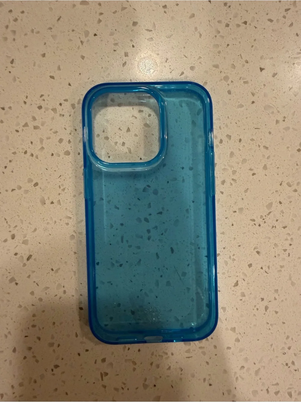 Blue Transparent Phone Case - iPhone 14 Pro